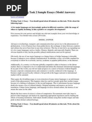 ielts writing task 2 sample answer band 9 ielts writing task 2 topics academic with answers pdf 2019